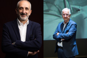Foto di Giorgio Van Straten e Walter Veltroni